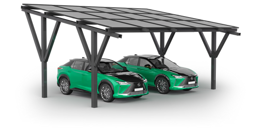 nanocarport Solar Carport for 2 cars