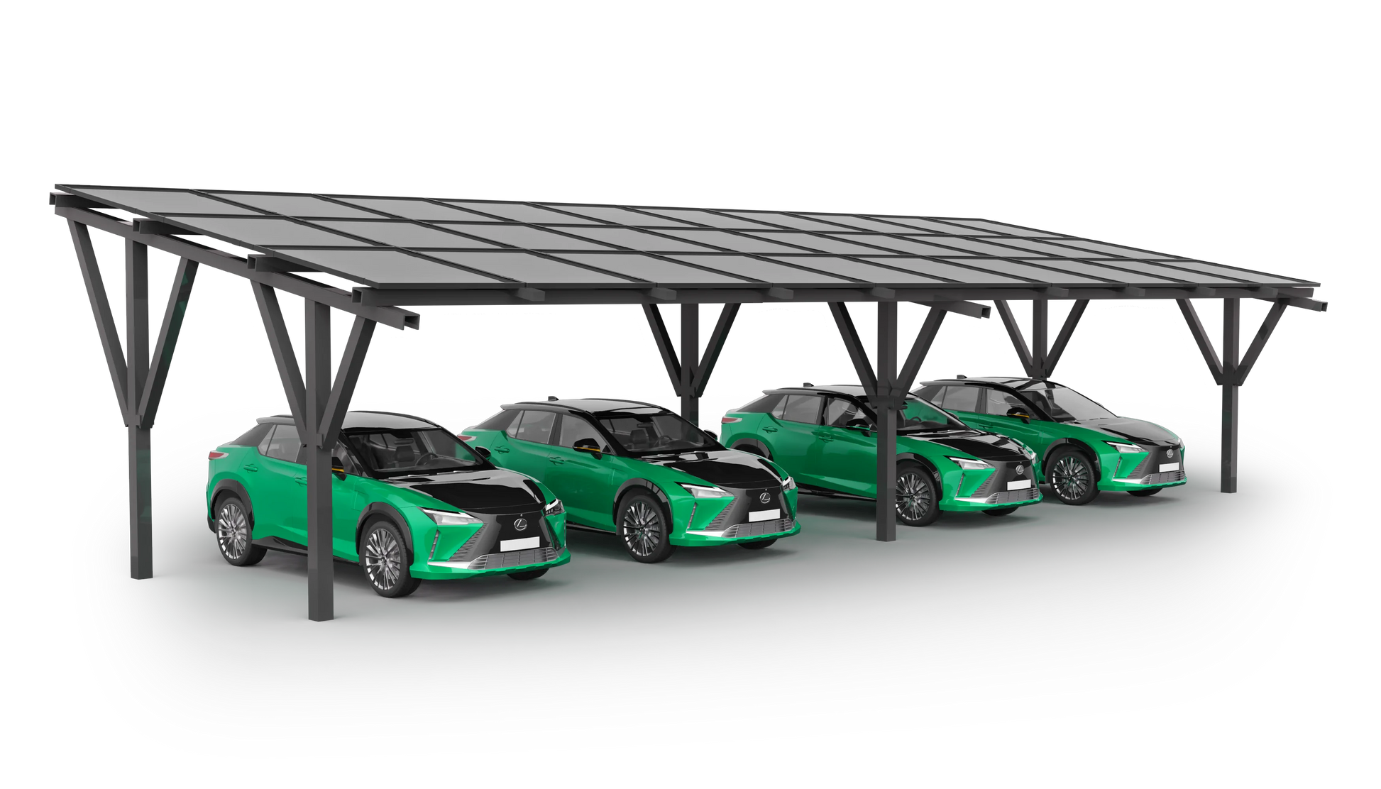 nanocarport Solar Carport for 4 cars