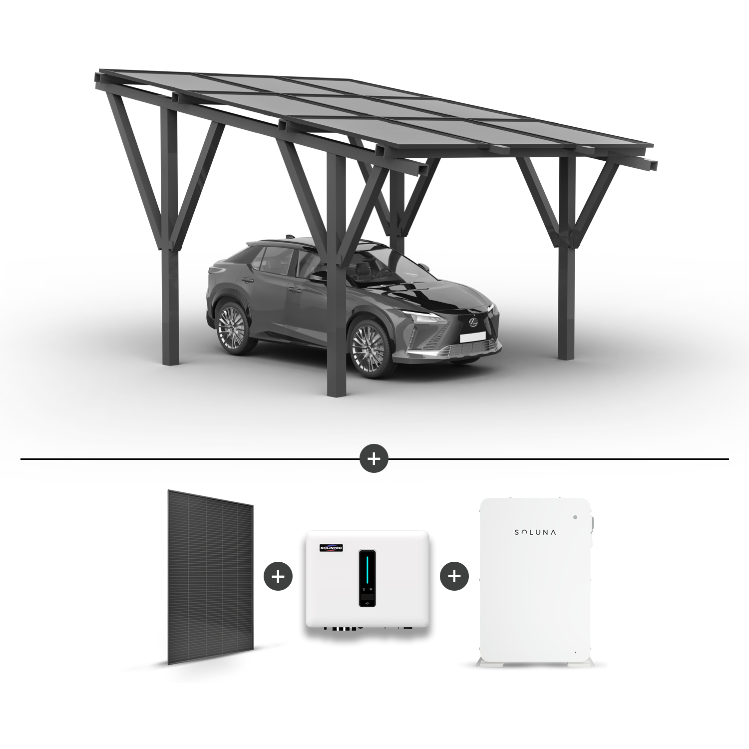 nanocarport Solar Carport for 1 car