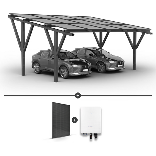 nanocarport Solar Carport for 2 cars