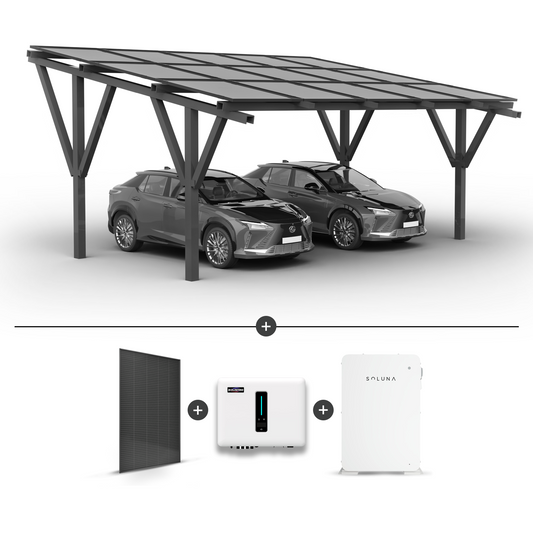 nanocarport Solar Carport for 2 cars